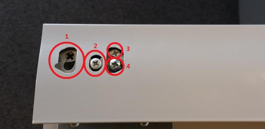 Mepla XP ladesysteem 4-schroeven systeem instructies