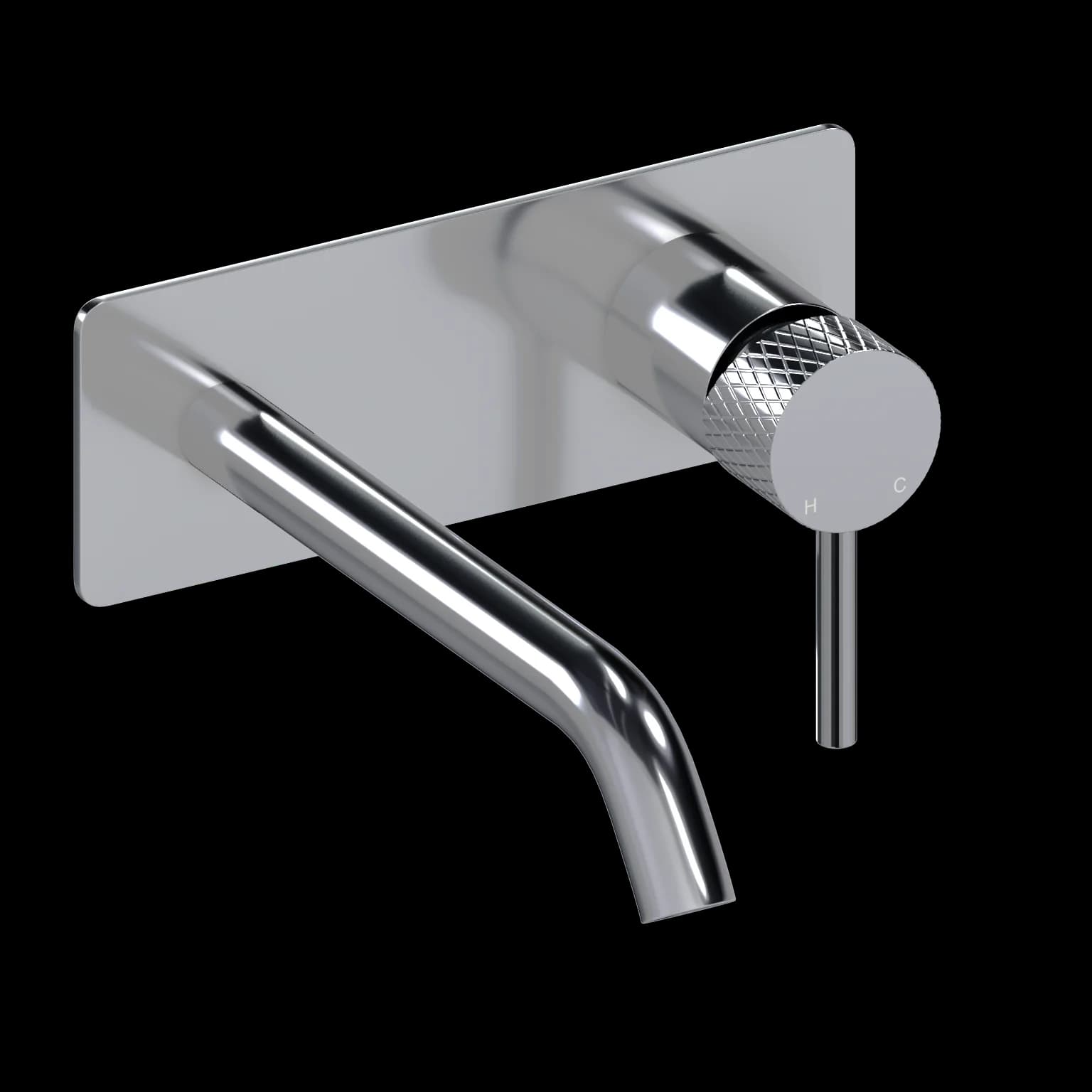 Wastafelmengkraan Thor, wand model — een wastafelmengkraan uit de Thor-serie, met eenhendel-bediening voor warm en koud water. Geschikt voor opbouw...