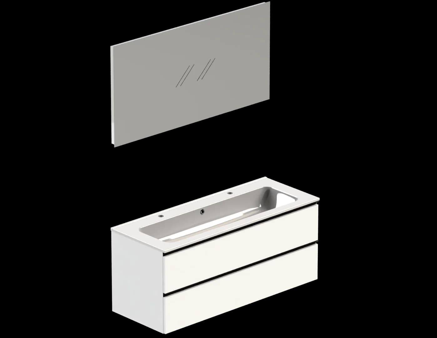 Saga SAGA-MS-SP-GKOM-GZ-120 - wit glans