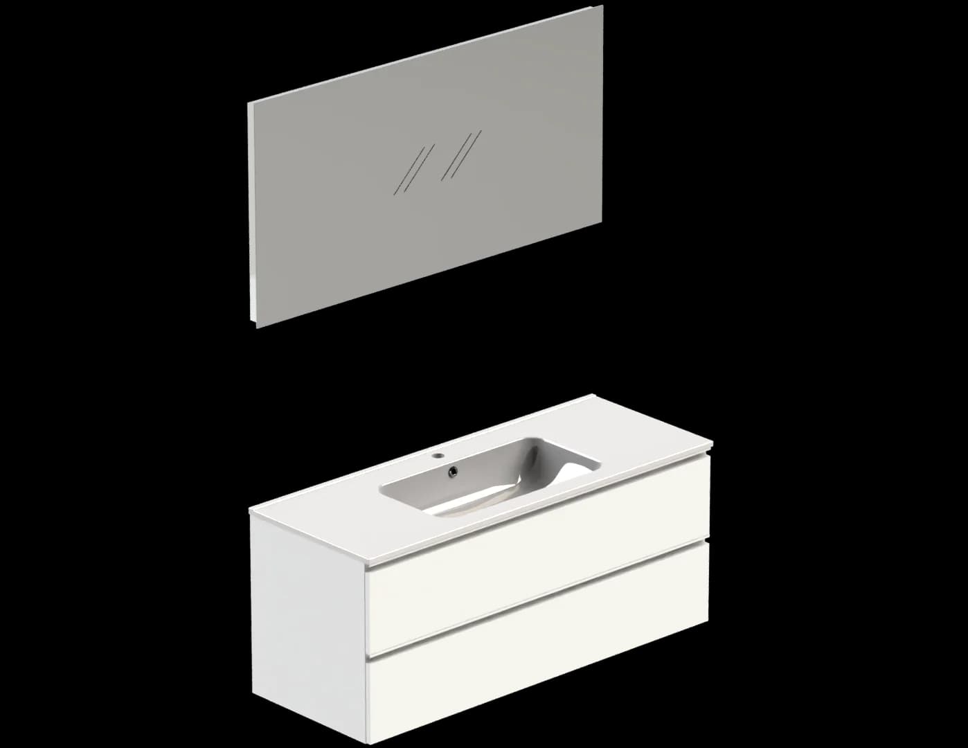 Saga SAGA-MS-SP-MKOM-GW-120 - wit glans