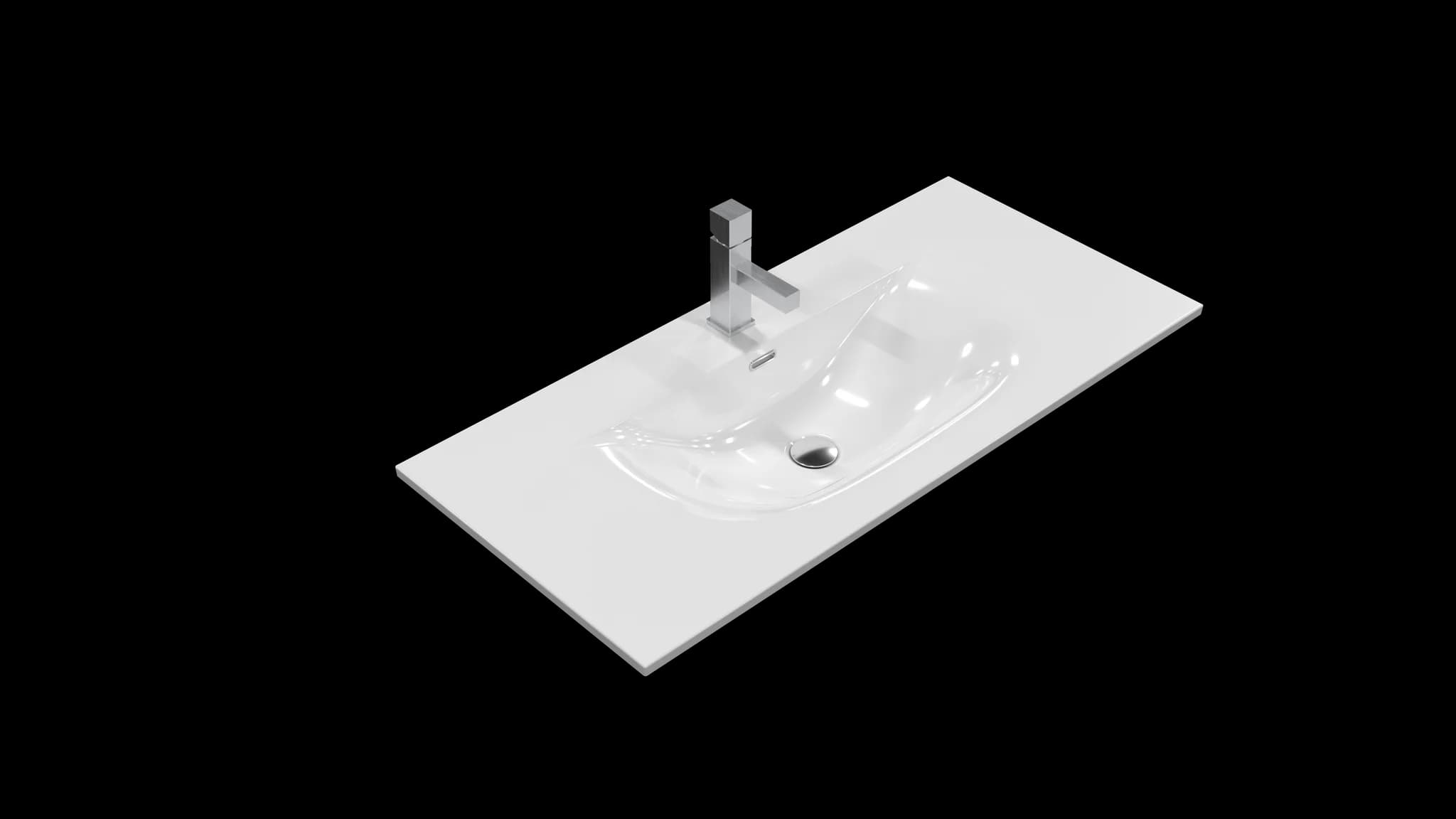 3DN-A-100 - wit glans