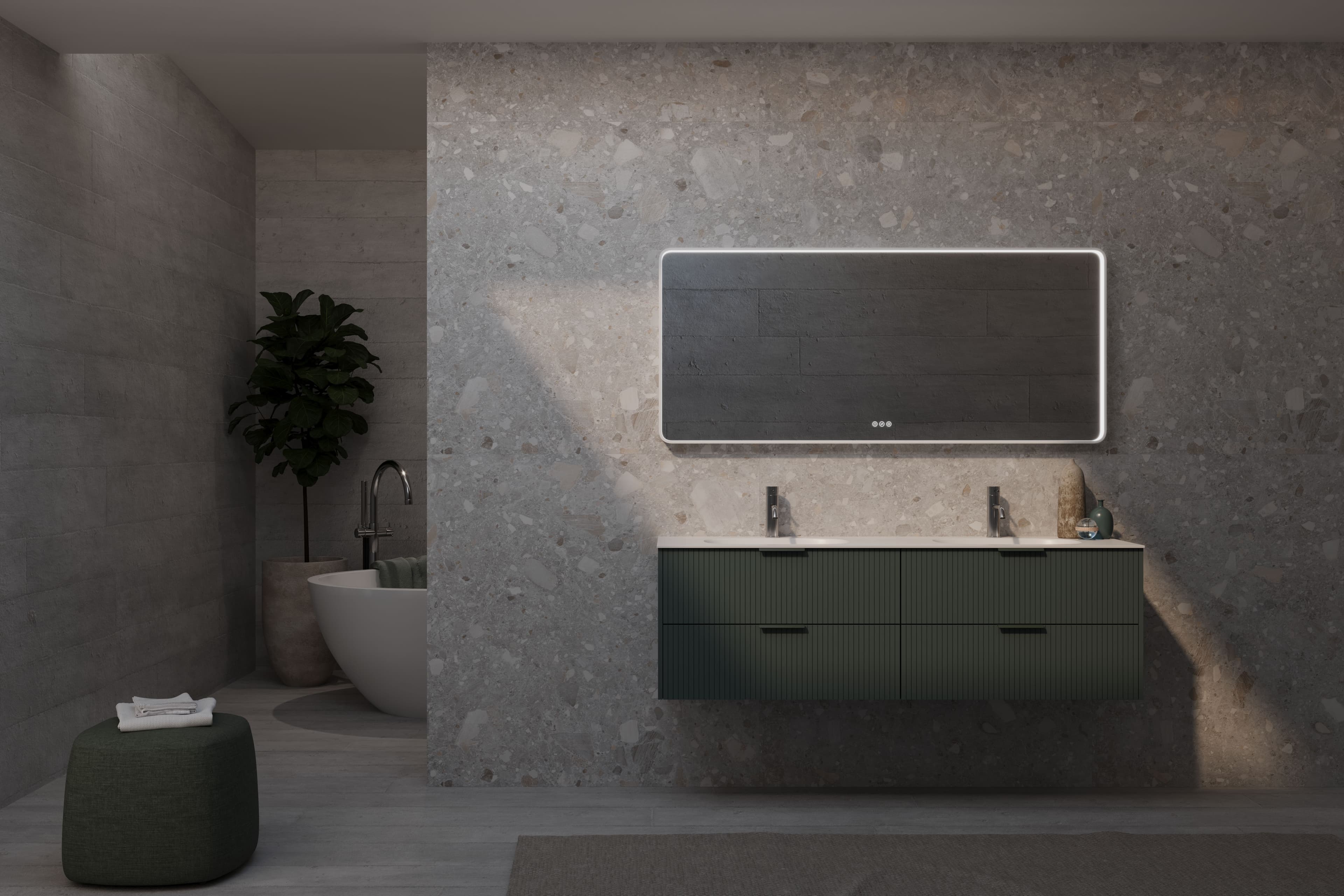 Modena Emerald Green Massiv 160