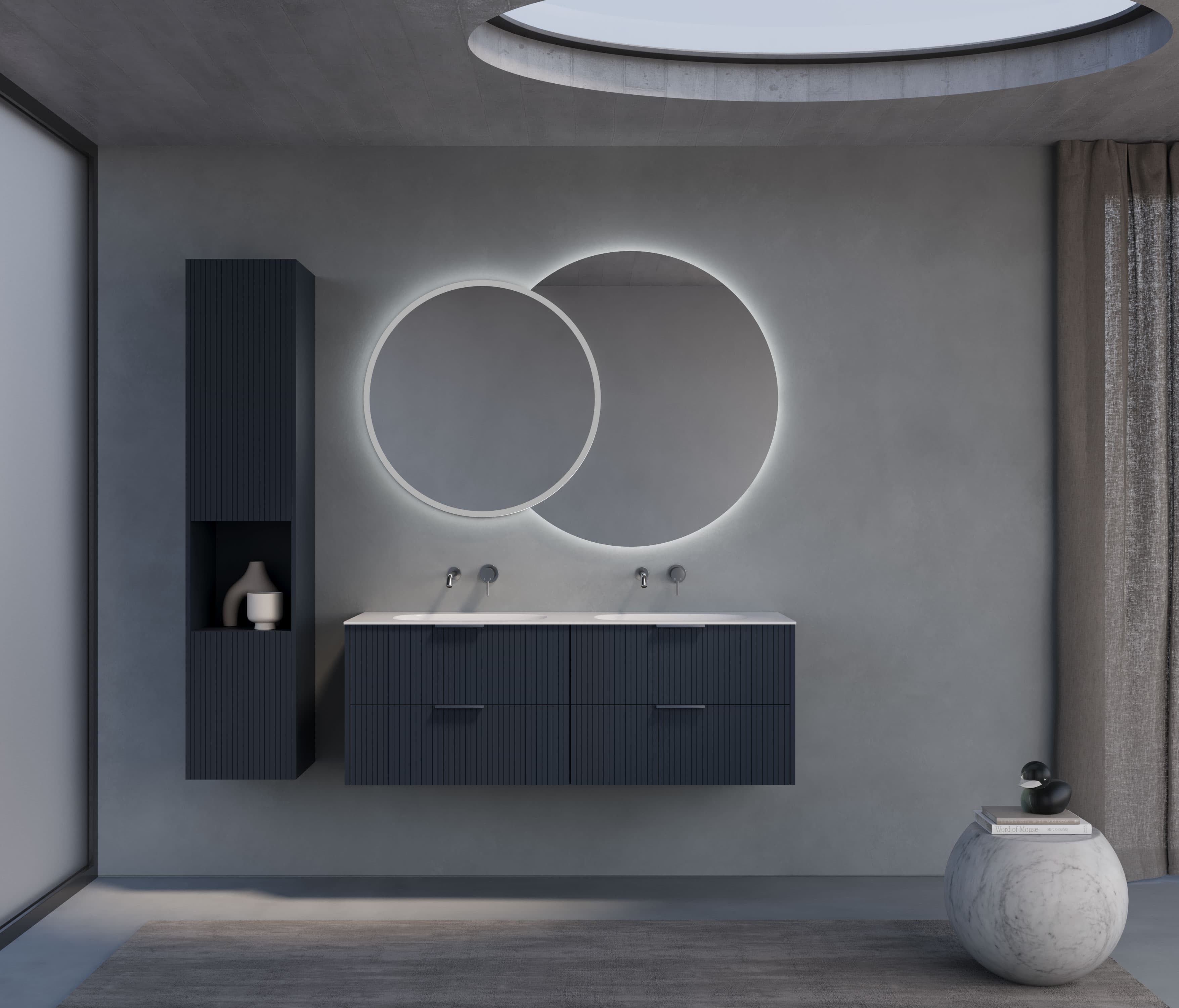 Modena Royal Blue Massiv 140
